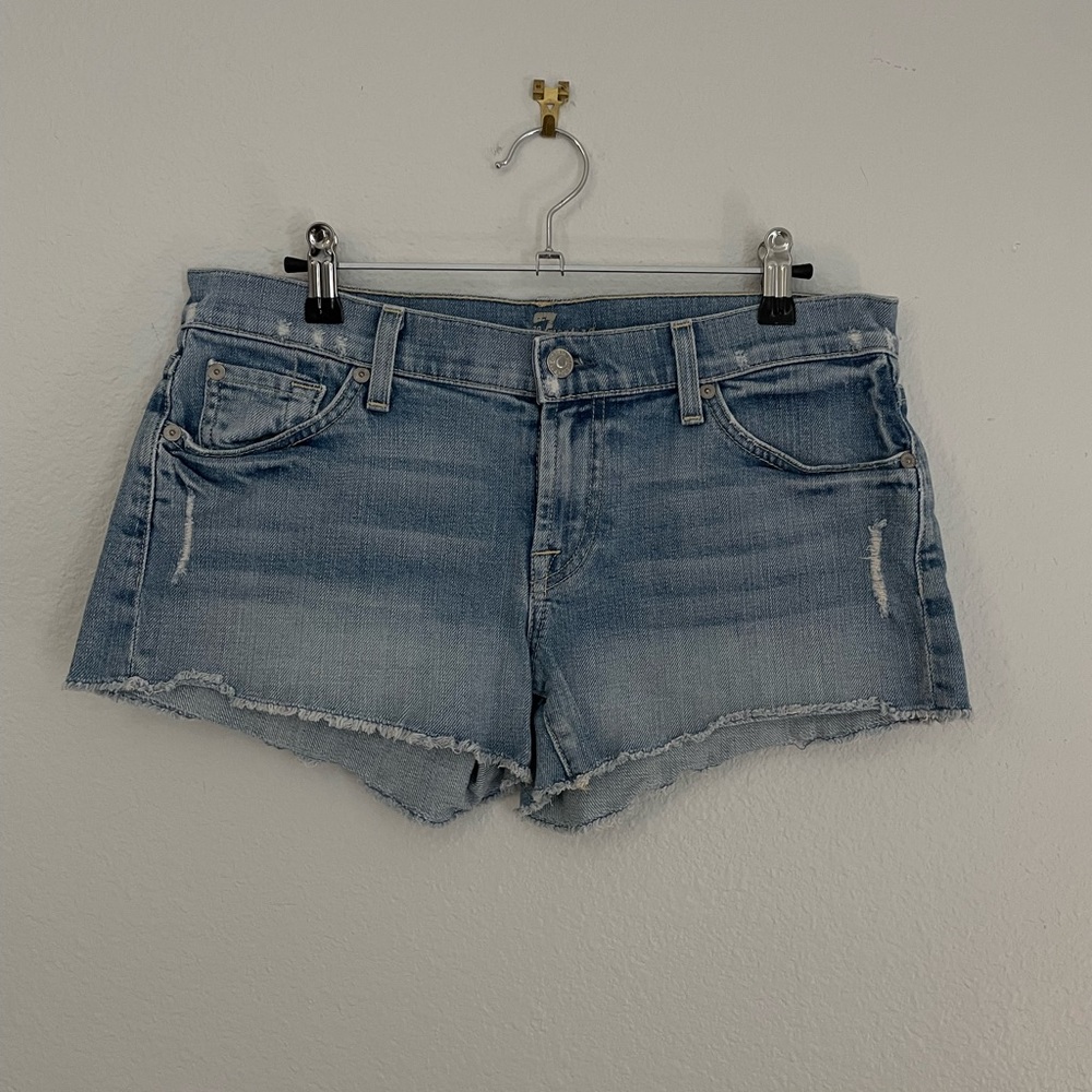 7 for all mankind - Size 28 denim shorts